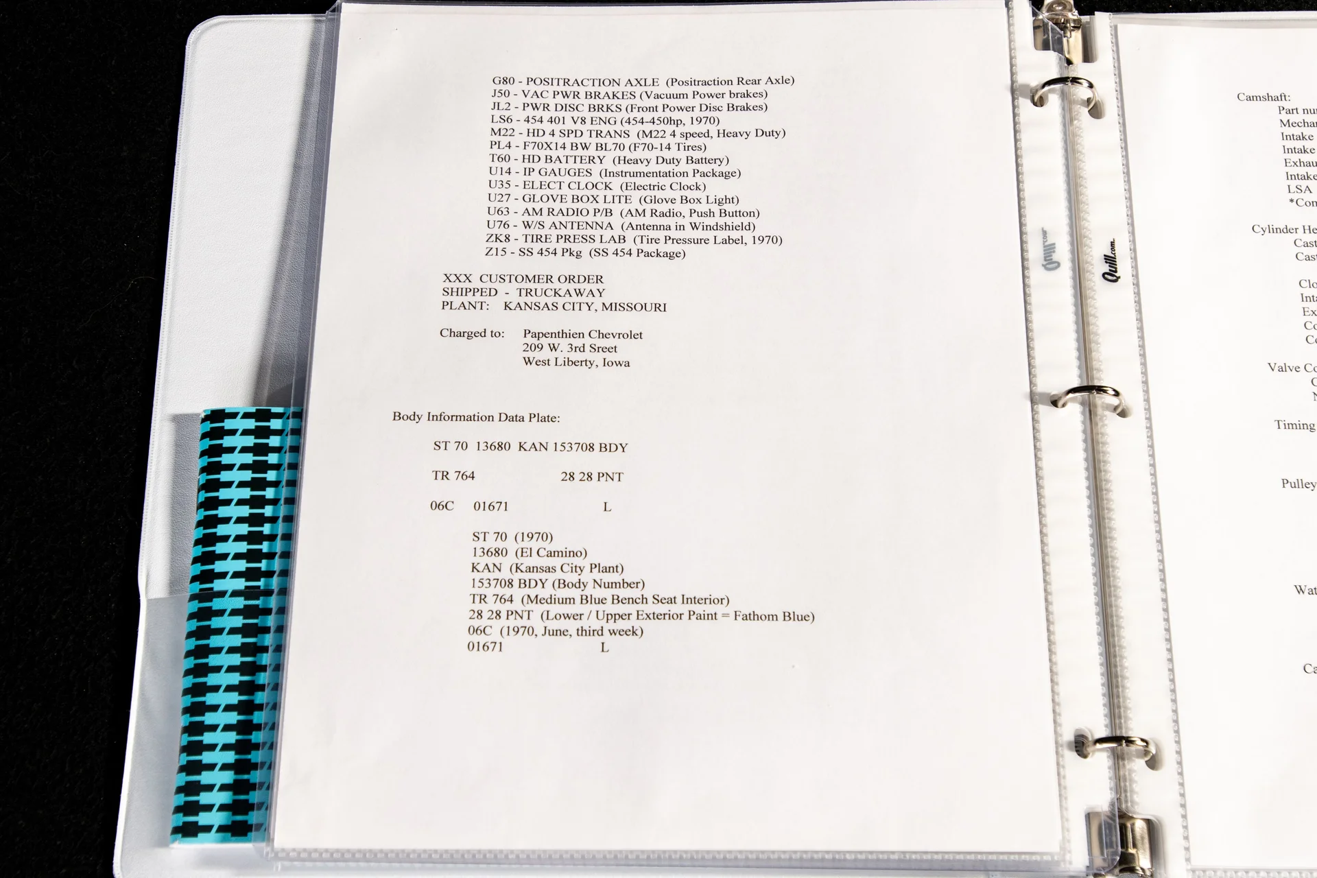 1970 Chevrolet El Camino SS - Image 77